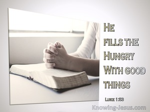 Luke 1:53